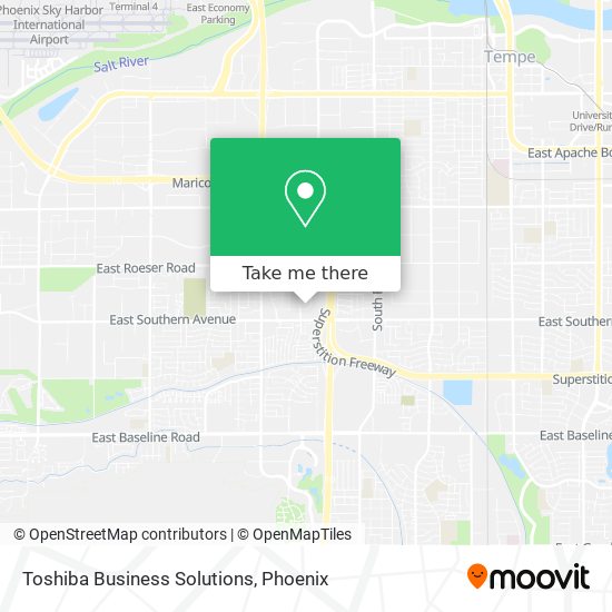 Toshiba Business Solutions map