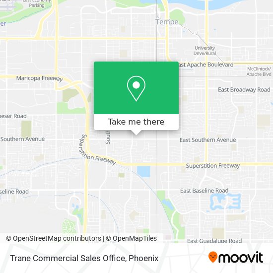 Mapa de Trane Commercial Sales Office