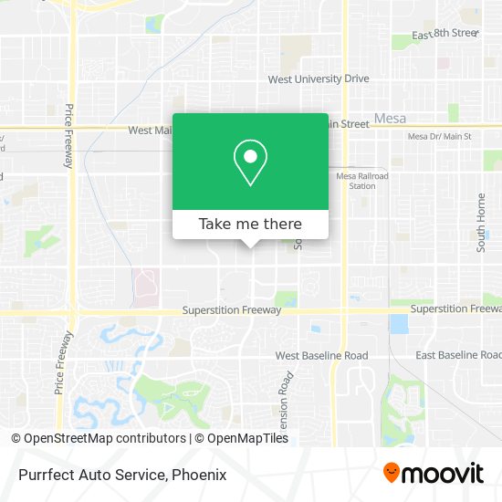 Purrfect Auto Service map