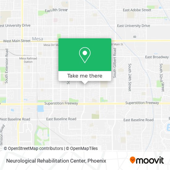 Neurological Rehabilitation Center map