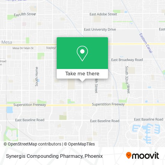 Synergis Compounding Pharmacy map