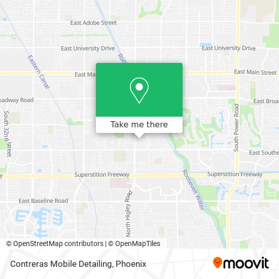 Contreras Mobile Detailing map