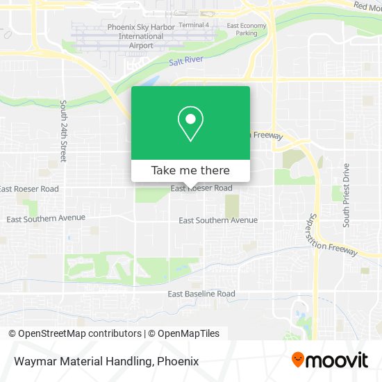 Waymar Material Handling map