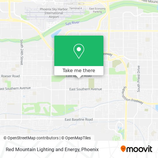 Red Mountain Lighting and Energy map