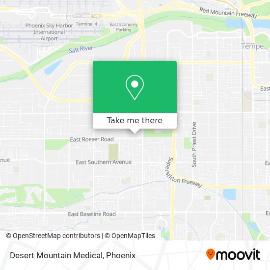 Desert Mountain Medical map