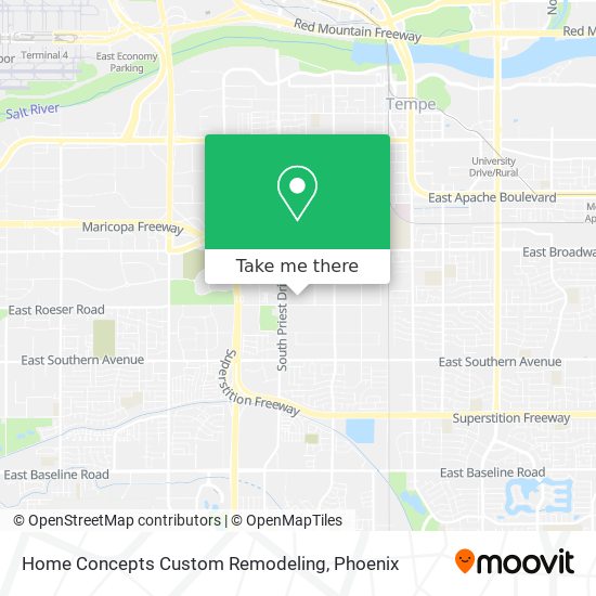 Home Concepts Custom Remodeling map