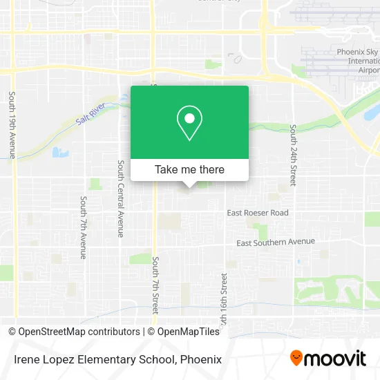 Irene Lopez Elementary School map