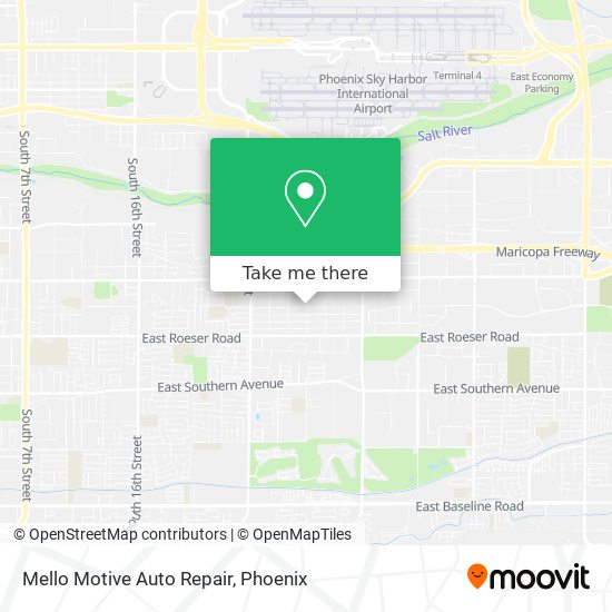 Mello Motive Auto Repair map