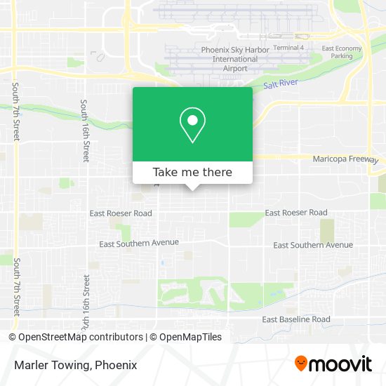 Marler Towing map