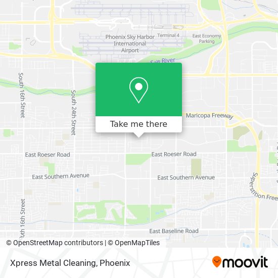 Xpress Metal Cleaning map