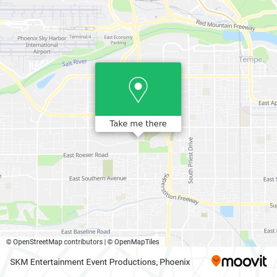 SKM Entertainment Event Productions map