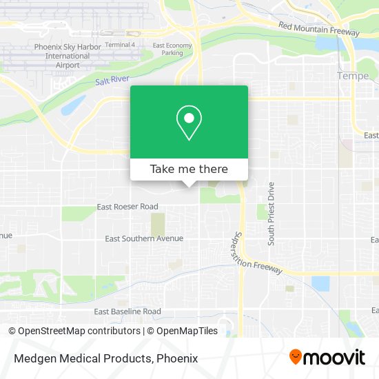 Medgen Medical Products map