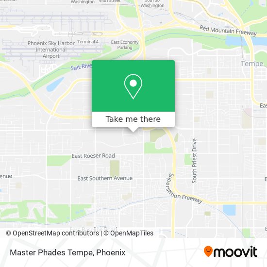 Master Phades Tempe map