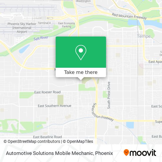 Automotive Solutions Mobile Mechanic map