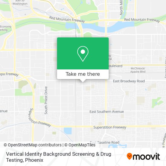 Vertical Identity Background Screening & Drug Testing map