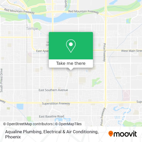 Aqualine Plumbing, Electrical & Air Conditioning map