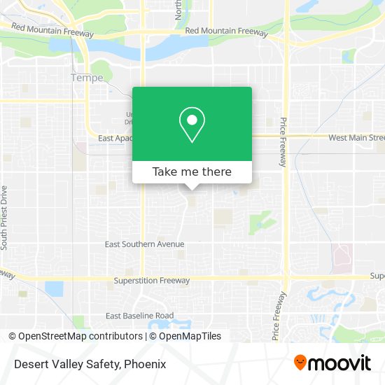 Desert Valley Safety map