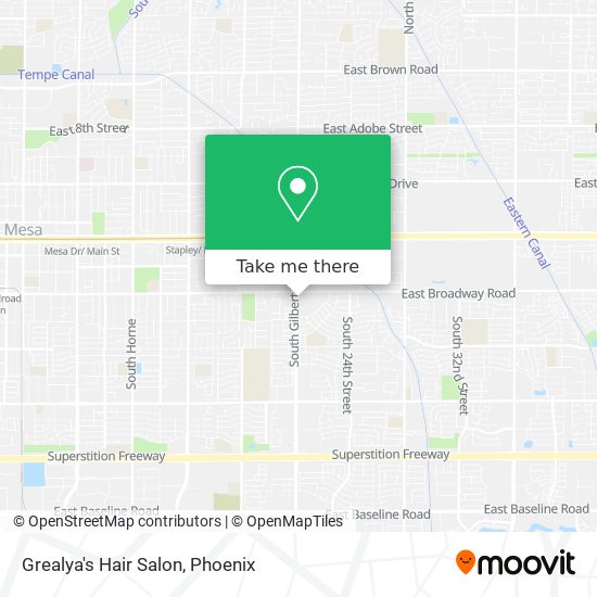 Grealya's Hair Salon map