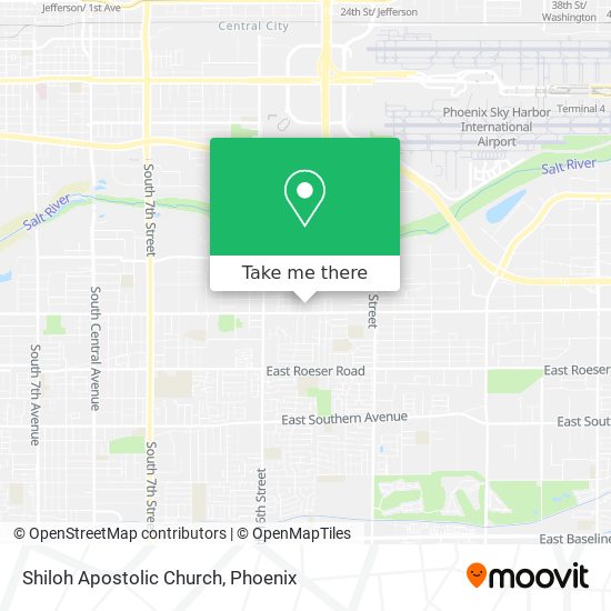 Shiloh Apostolic Church map