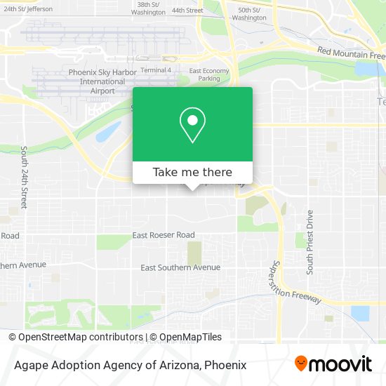 Agape Adoption Agency of Arizona map