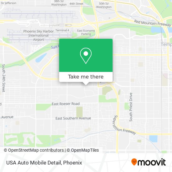 USA Auto Mobile Detail map