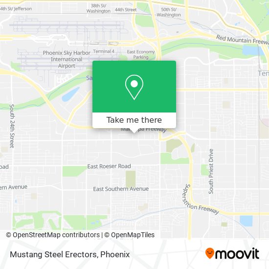 Mustang Steel Erectors map