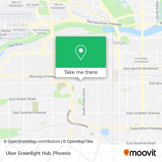 Uber Greenlight Hub map