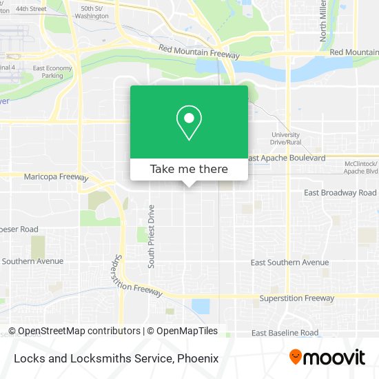 Locks and Locksmiths Service map