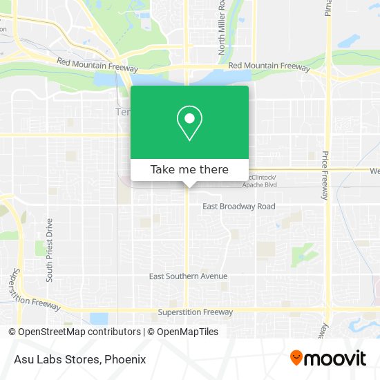 Asu Labs Stores map