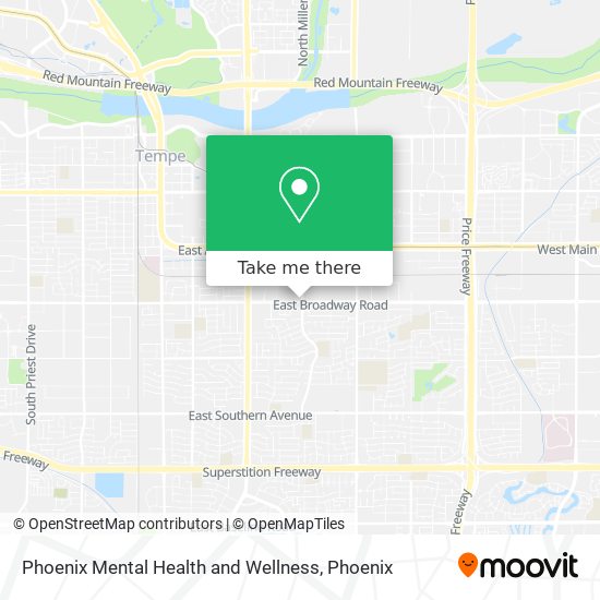 Mapa de Phoenix Mental Health and Wellness