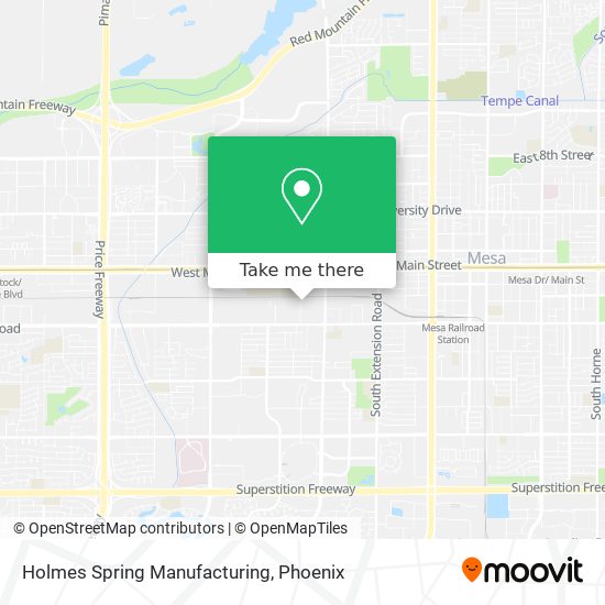 Holmes Spring Manufacturing map