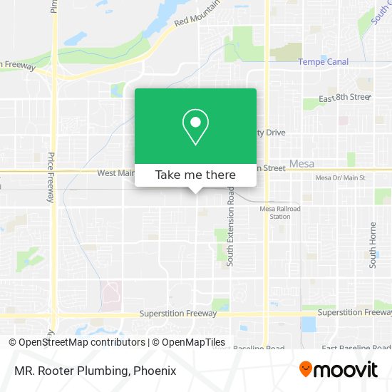 Mapa de MR. Rooter Plumbing