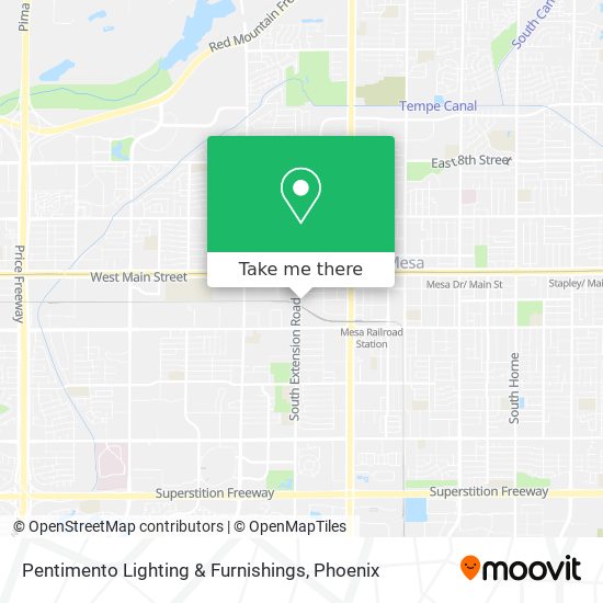 Pentimento Lighting & Furnishings map