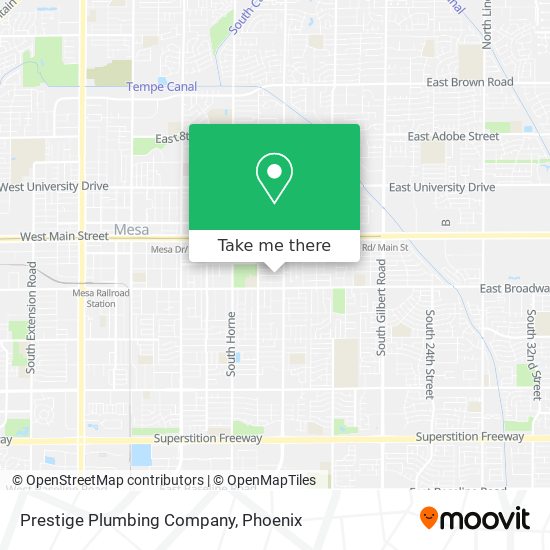 Prestige Plumbing Company map