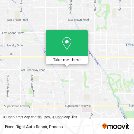 Fixed Right Auto Repair map