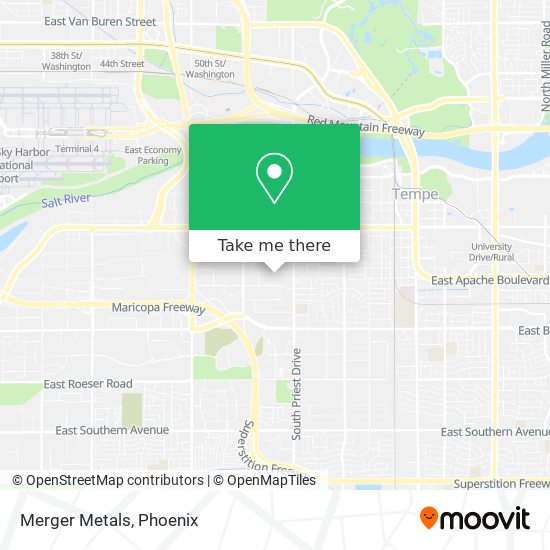 Merger Metals map