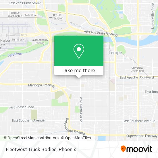 Fleetwest Truck Bodies map