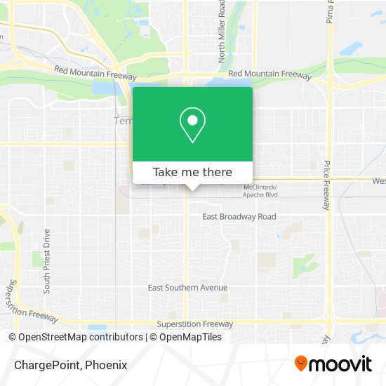 Mapa de ChargePoint