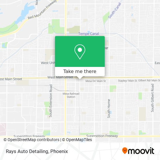 Mapa de Rays Auto Detailing