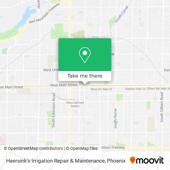 Heersink's Irrigation Repair & Maintenance map