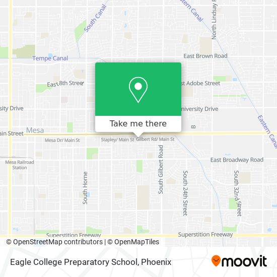 Mapa de Eagle College Preparatory School