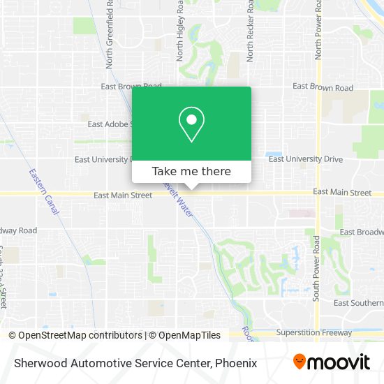 Sherwood Automotive Service Center map