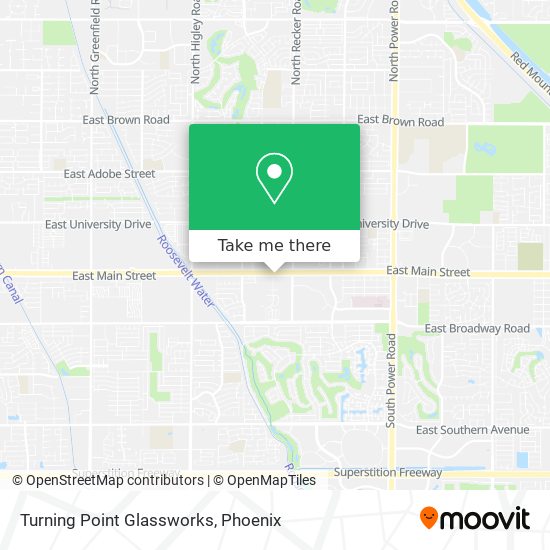 Turning Point Glassworks map