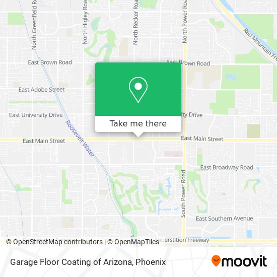 Mapa de Garage Floor Coating of Arizona