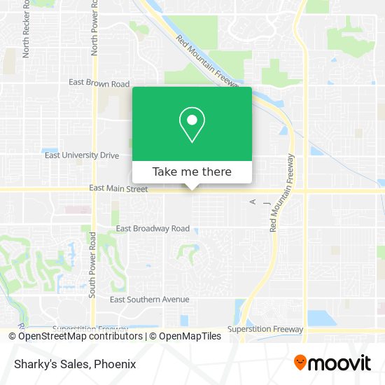 Sharky's Sales map