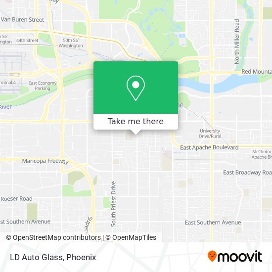 LD Auto Glass map