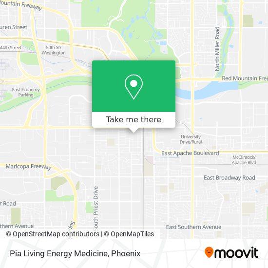 Pia Living Energy Medicine map