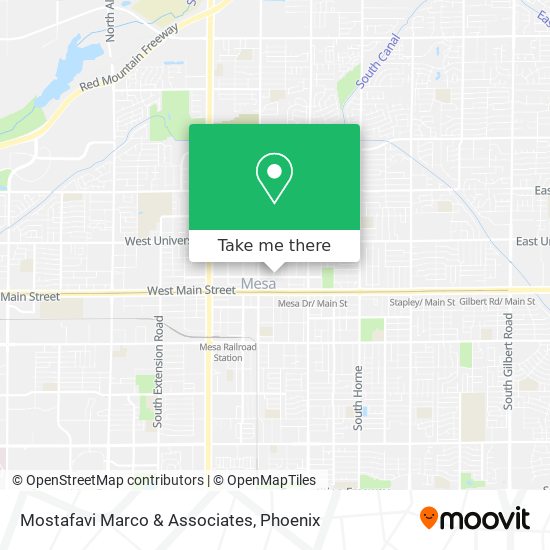 Mostafavi Marco & Associates map