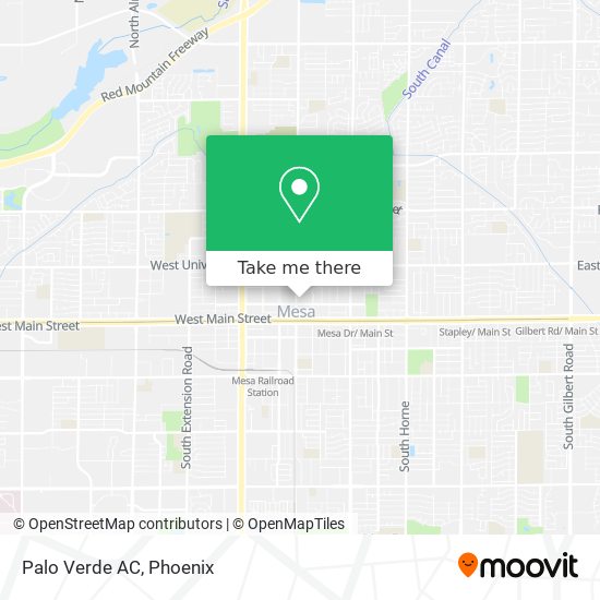 Mapa de Palo Verde AC