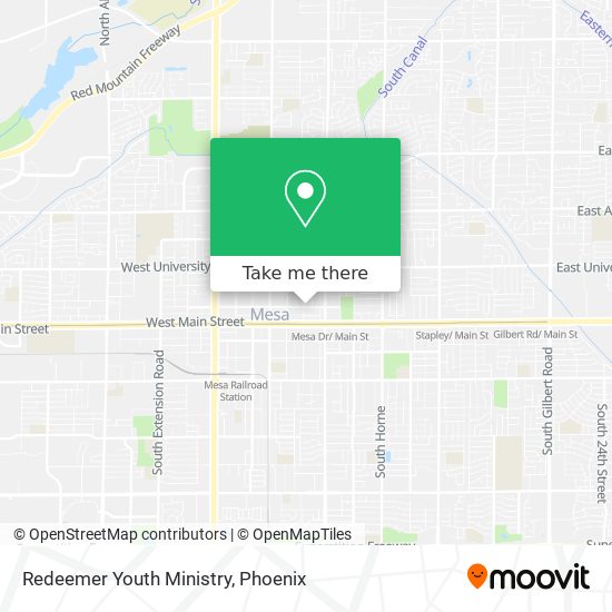 Mapa de Redeemer Youth Ministry